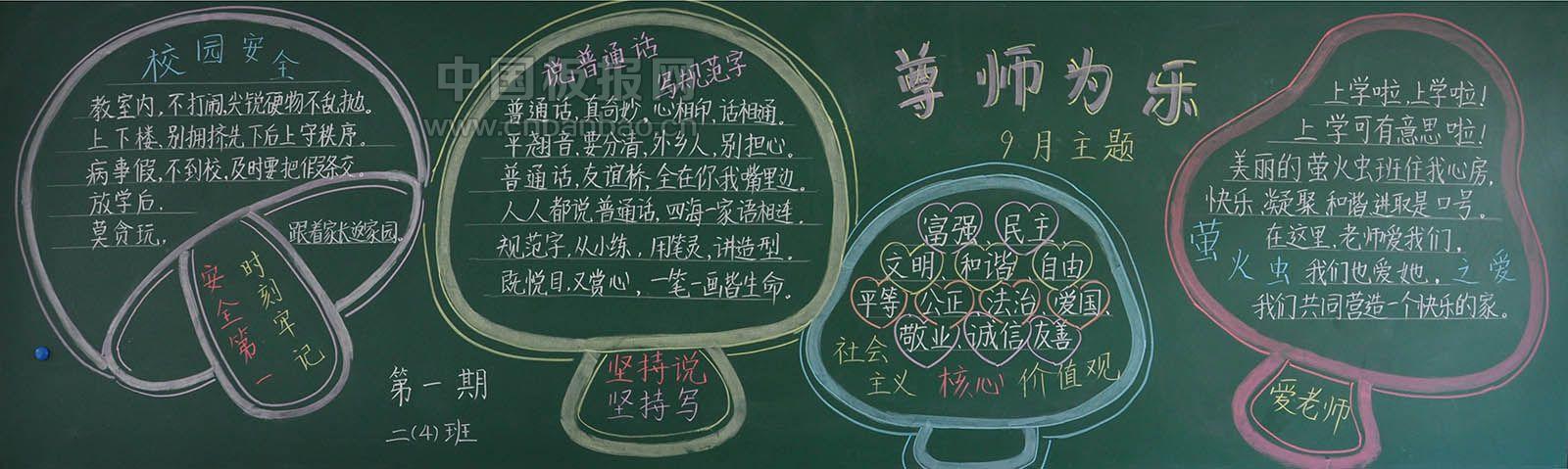 尊师为乐黑板报图片大全