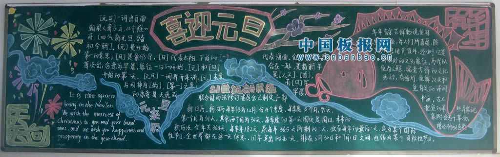 蛇年春节黑板报大全