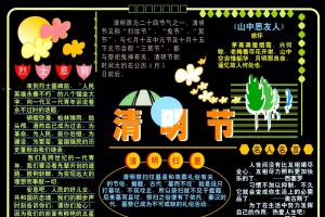 清明节板报设计作品欣赏【大图-精】