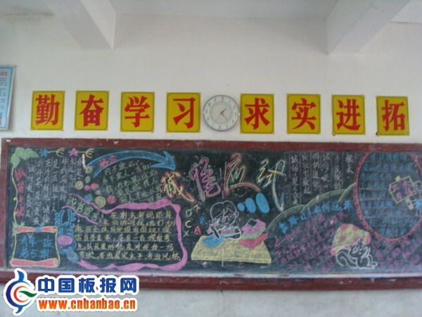 诚信应考黑板报作品欣赏-4P