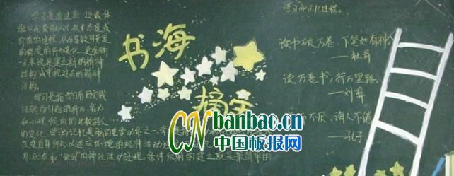 初二复习迎考黑板报作品展?8P