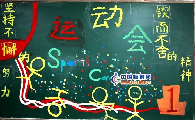 校园运动会黑板报图片集锦