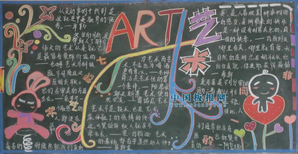 艺术节板报大全