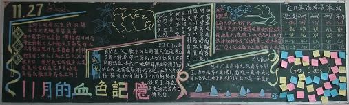 红岩黑板报图片