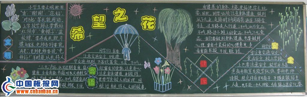 一年级新学期黑板报图片