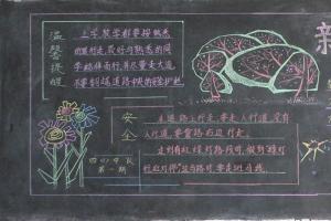 四年级新学期黑板报设计图欣赏-高清