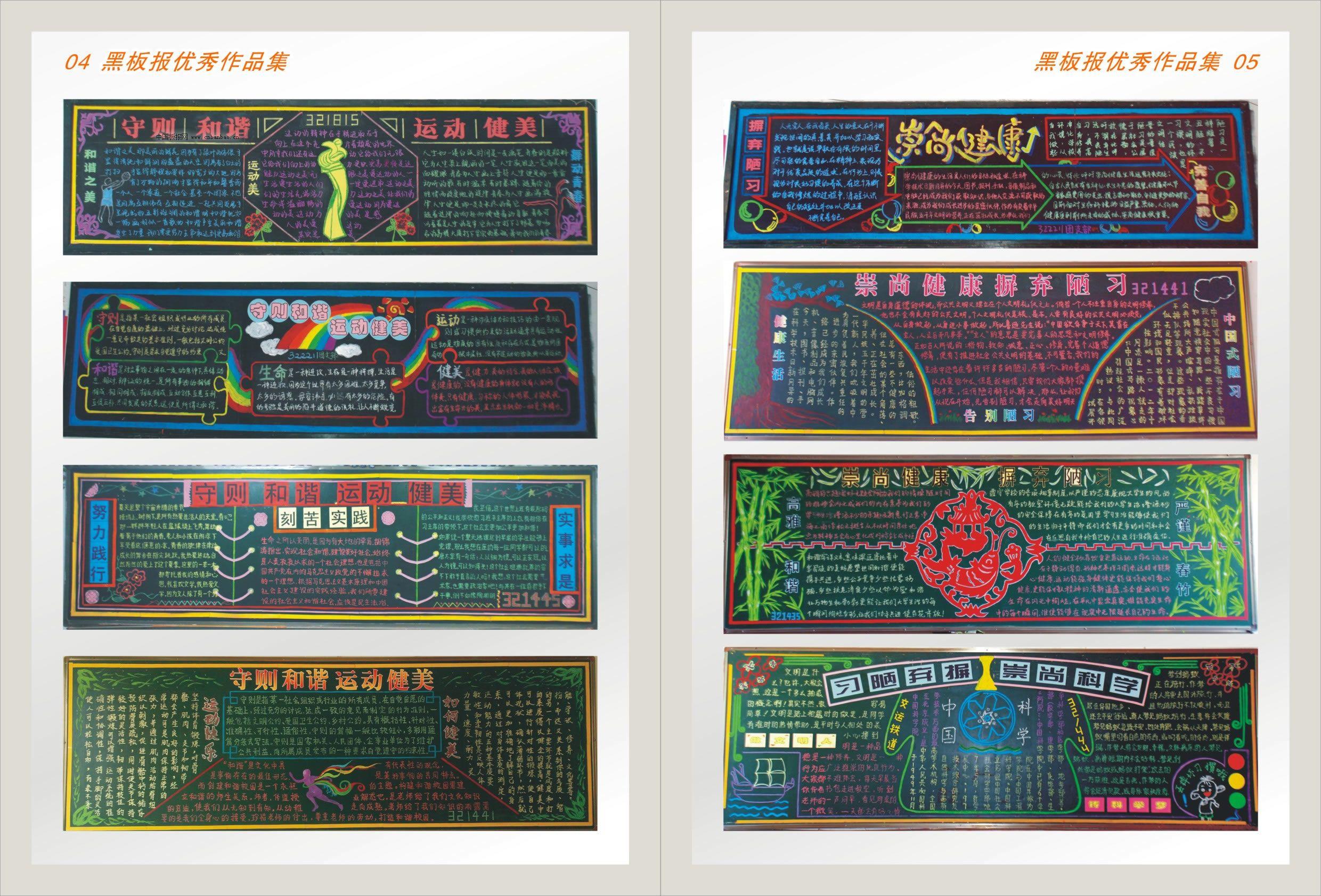 西铁院龙首校区黑板报优秀作品集