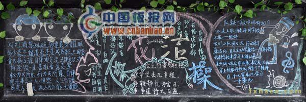 党的廉洁教育黑板报作品集萃-17P