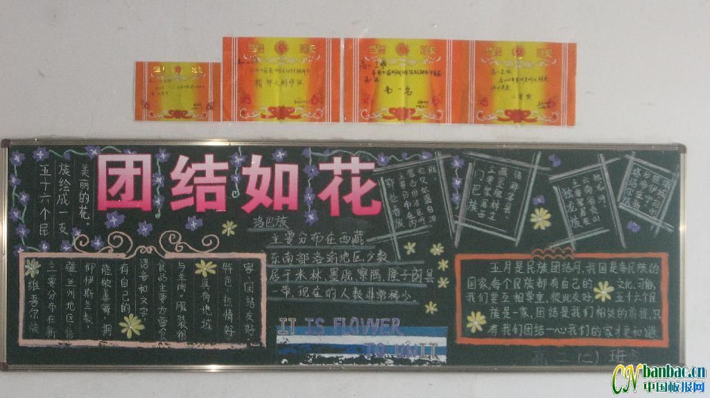 两基迎国检专题黑板报设计