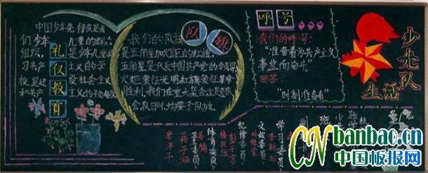 二年级“我的少先队  我的红领巾”主题黑板报展评