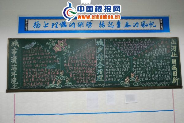 城乡环境综合治理板报设计