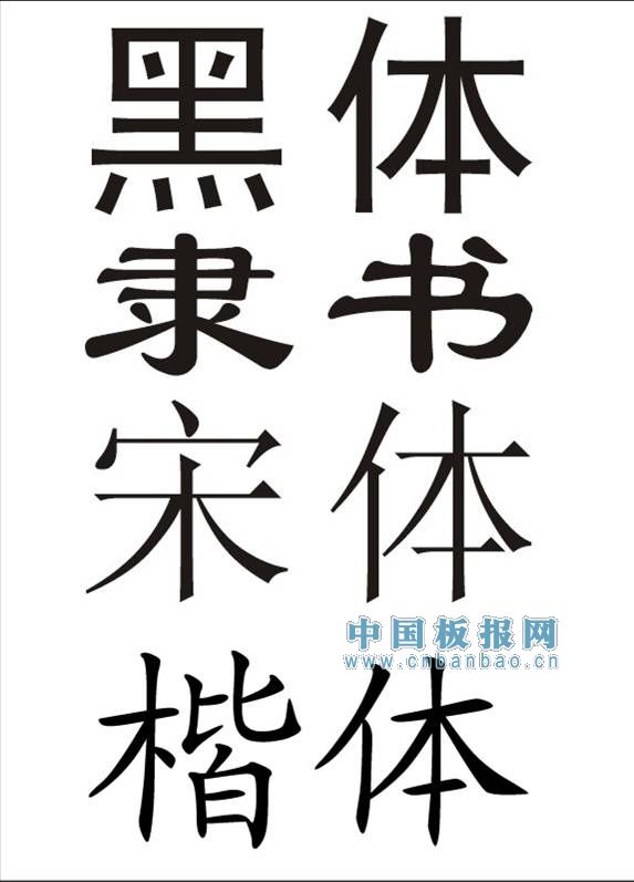 黑板报字体教程