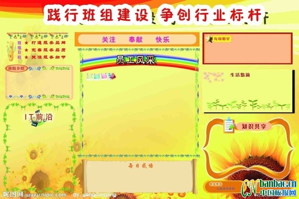 班组板报：践行班组建设 争创行业标杆