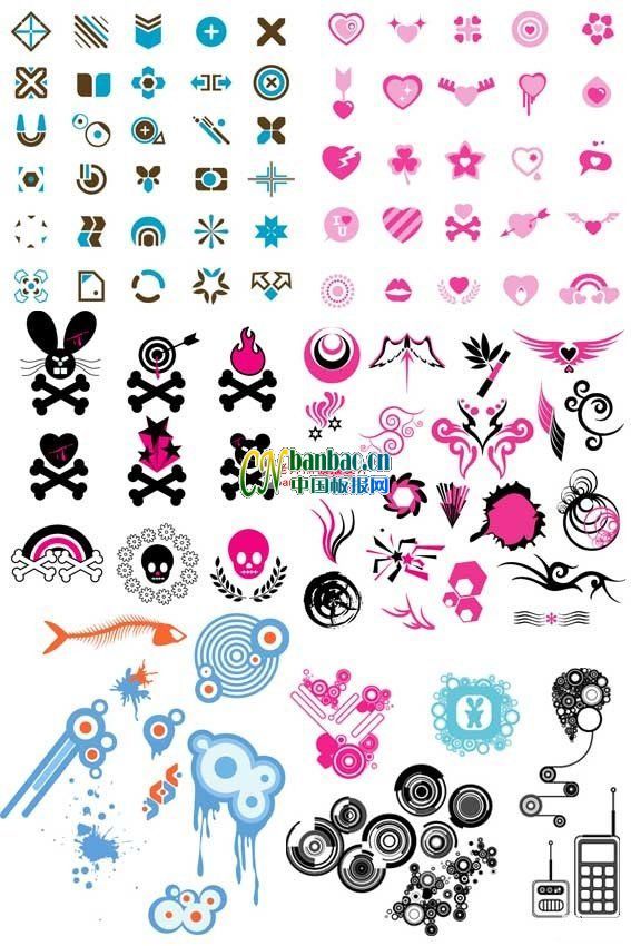 【精品】黑板报设计中常用的小插图集萃（共十张）