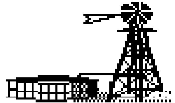 黑板报手抄报常用建筑插画