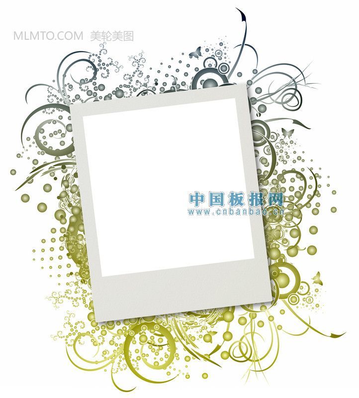 藤蔓花边_绿色藤蔓边框_藤蔓插图