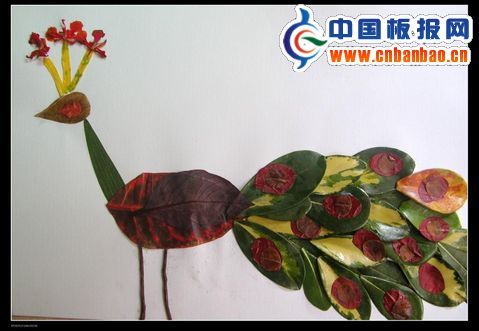 树叶画作品图片8P
