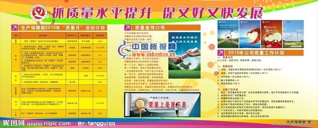 2011质量月板报图片5张