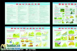 地质灾害防灾避险宣传板报-4图
