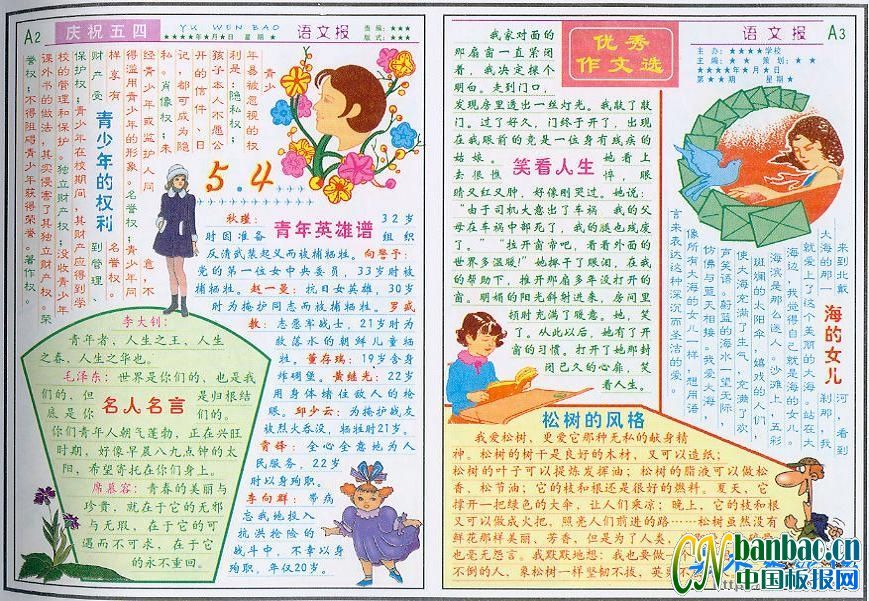 语文报庆祝五四专刊