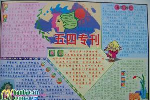 庆祝五四青年节电子板报专刊