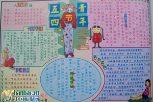 五四青年节电子板报获奖作品