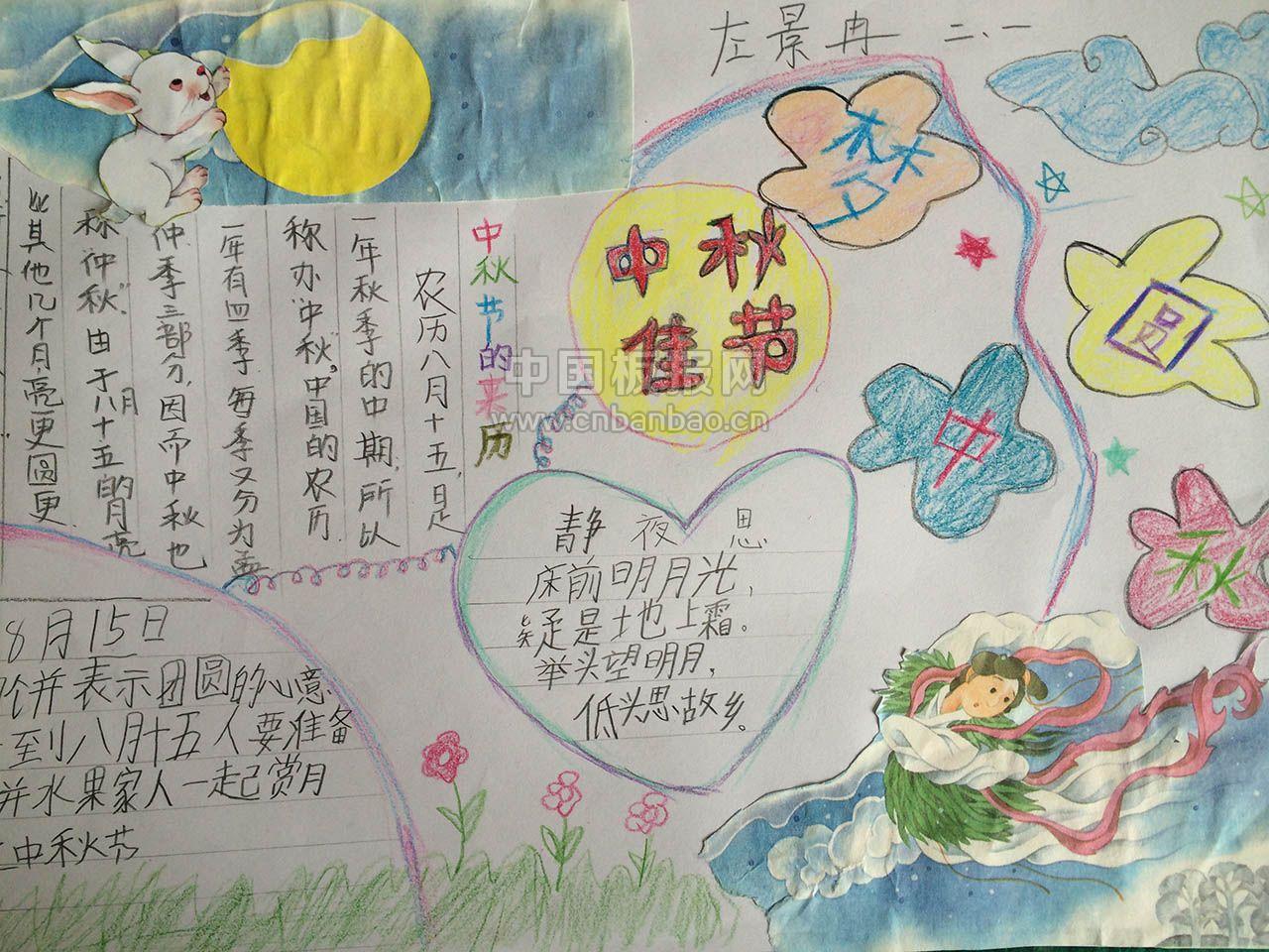月圆中秋手抄报图片大全
