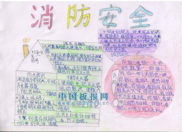 2012年119消防日手抄报