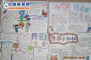 小学生游泳安全手抄报图片-4P