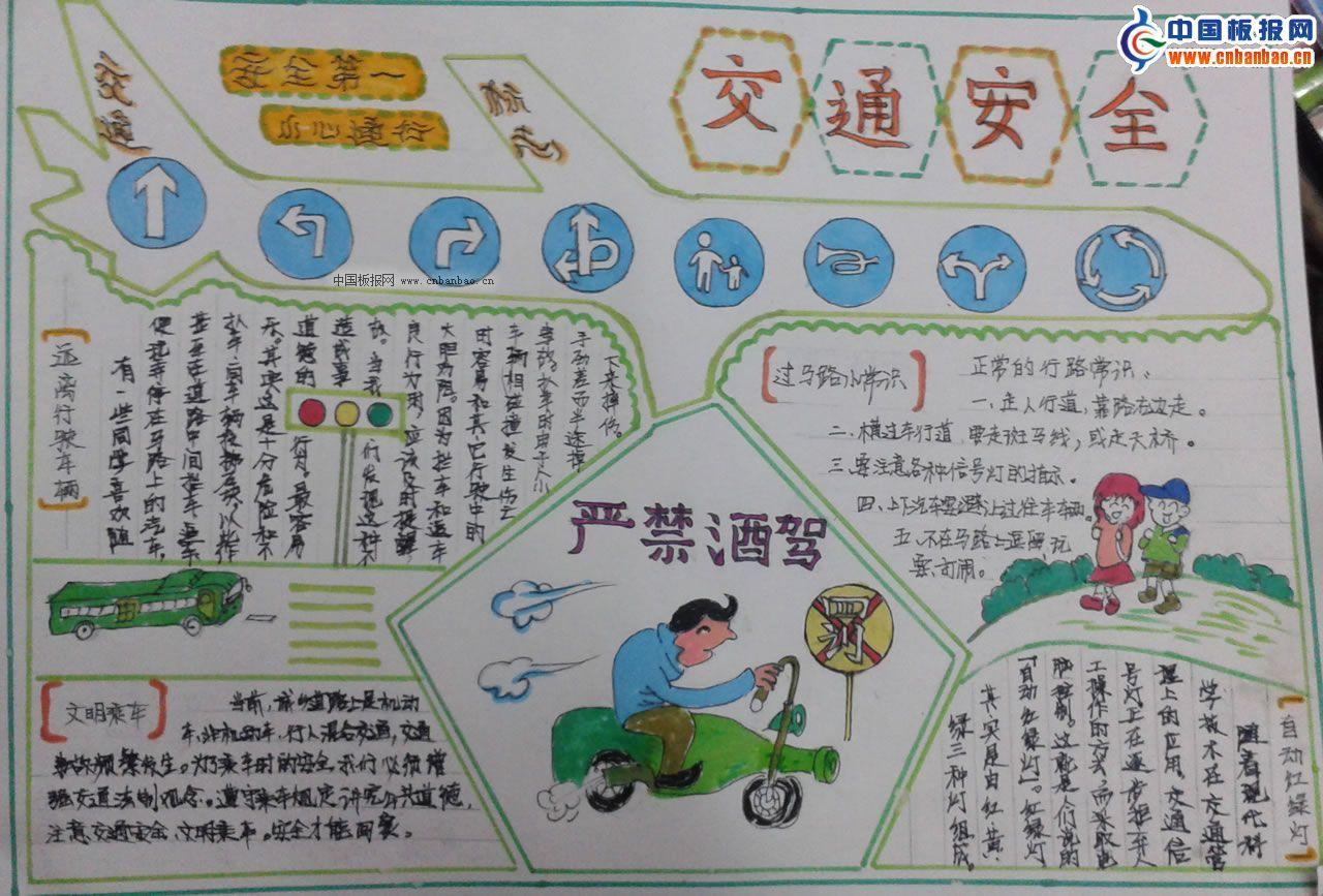 小学生交通安全手抄报