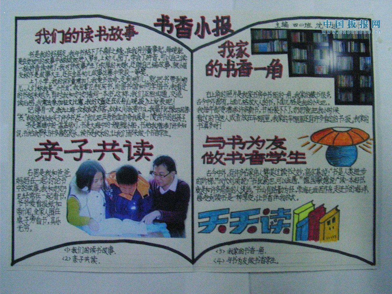 亲子阅读手抄报大全