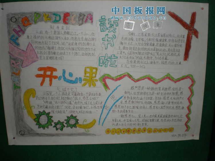 读书明理手抄报作品大全