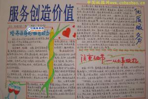 服务质量手抄报：服务创造价值