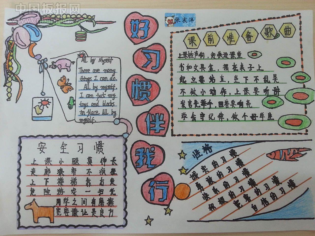 好习惯我养成手抄报图片大全