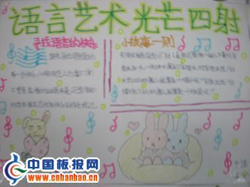 语言艺术手抄报作品荟萃-7P(质量一般)
