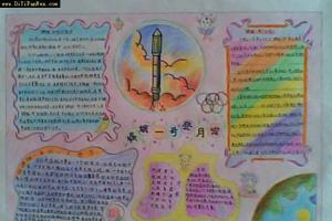 小学生手抄报之嫦娥一号登月