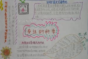 身边的科学小报荟萃