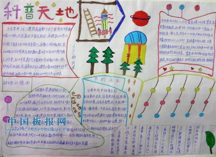 科技天堂手抄报作品荟萃