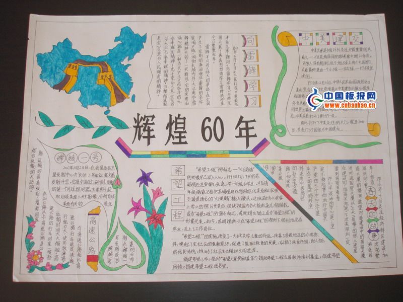 初三历史手抄报设计图欣赏