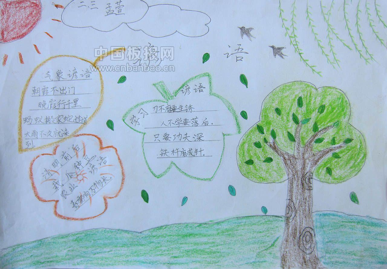 谚语手抄报图片精品大全