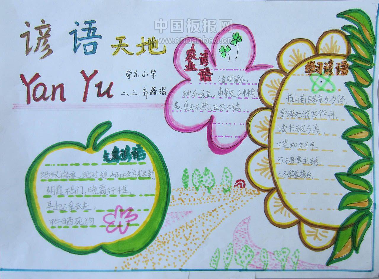 谚语手抄报图片精品大全