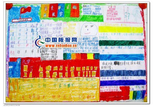 我爱汉字手抄报版面设计图