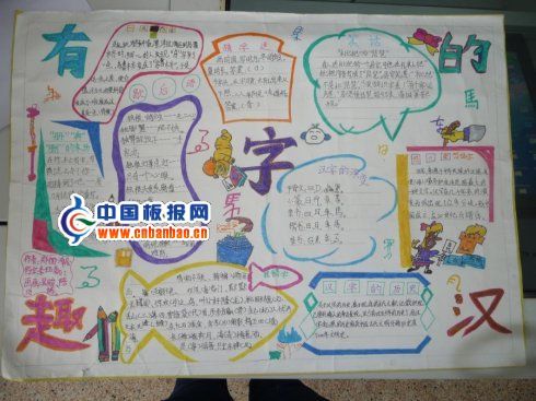 有趣的汉字手抄报图片集锦