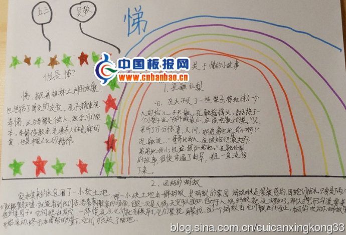 关于悌的手抄报