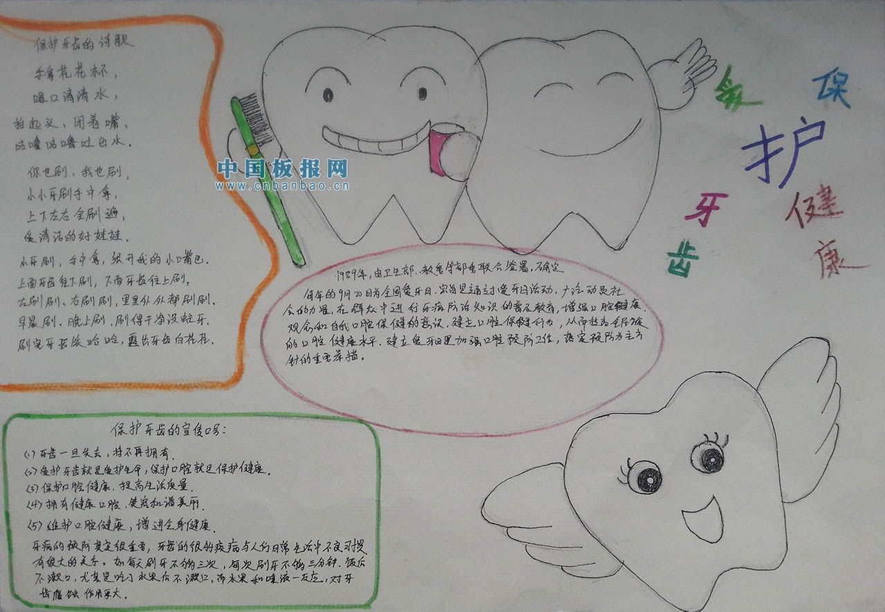 9月20日爱牙日手抄报大全