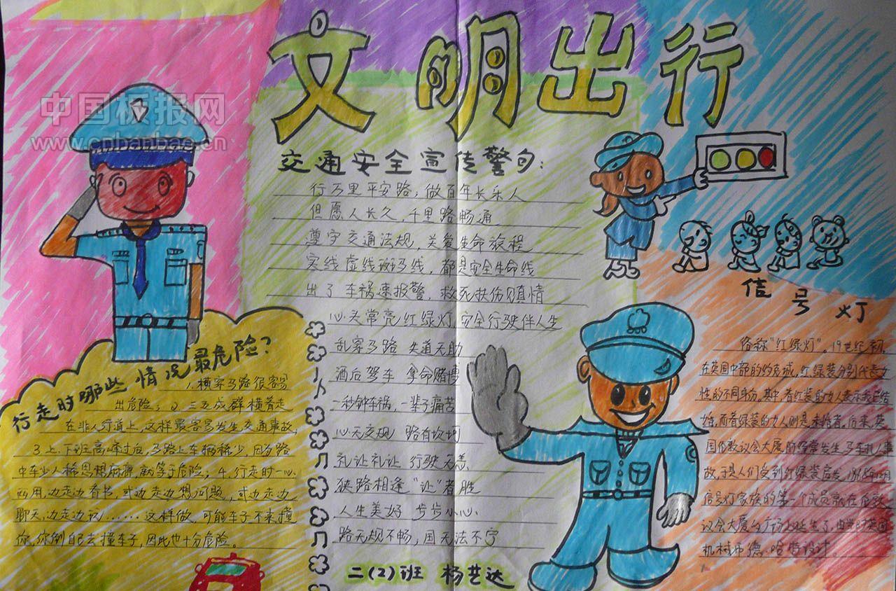文明创建我参与手抄报大全