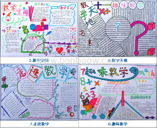 五年级数学手抄报（二）