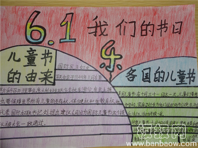 庆六一儿童节手抄报大全
