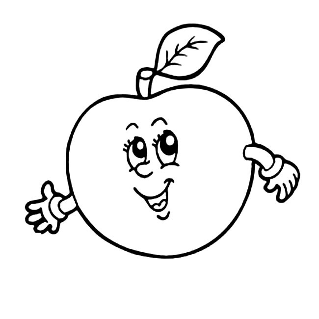 卡通苹果简笔画图片苹果怎么画
