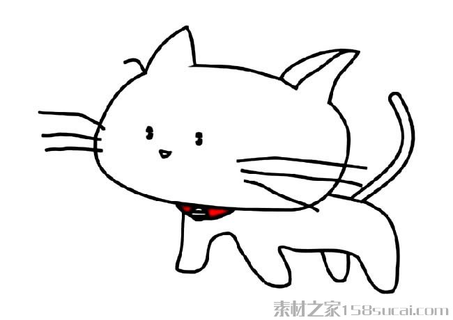 可爱小猫咪简笔画图片 小猫咪怎么画